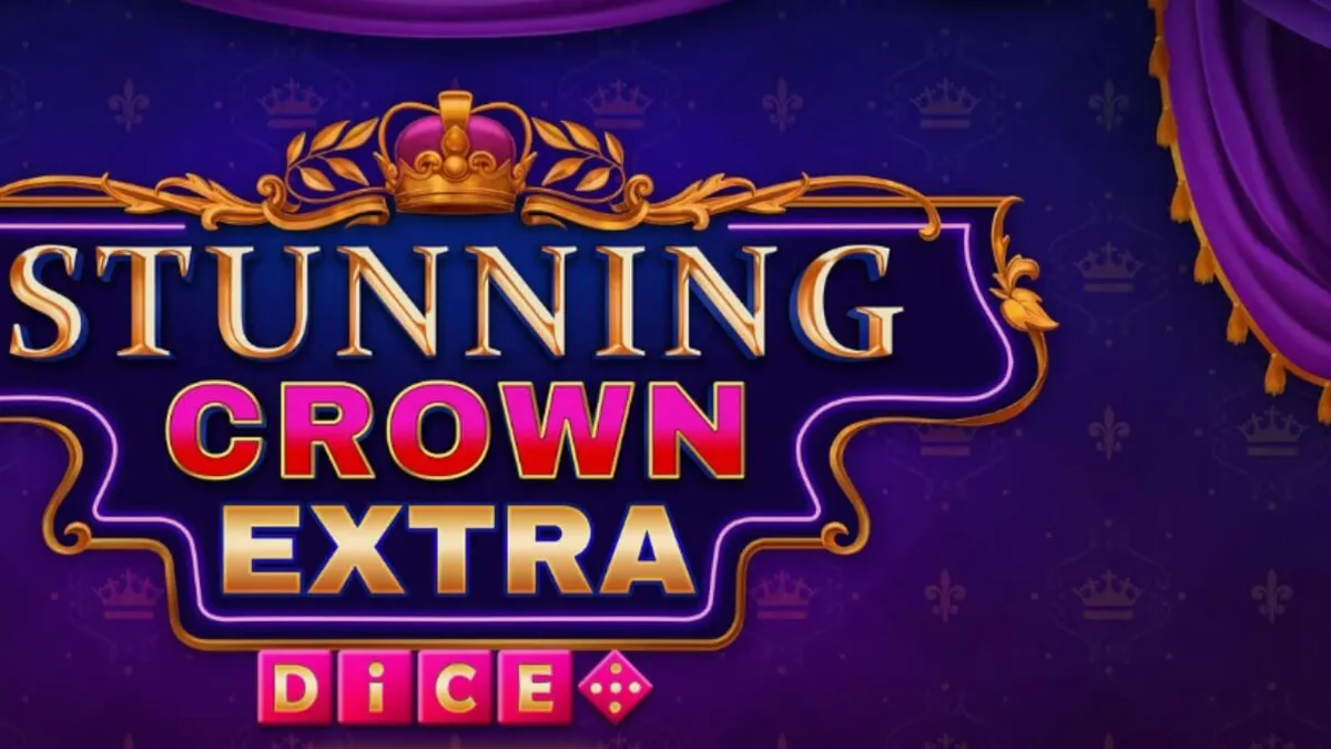 Stunning Crown Extra Dice slot machine interface showing royal theme and dice symbols