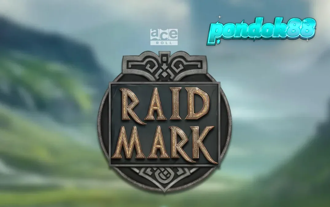 Tampilan layar utama slot Raidmark dengan tema Viking yang epik